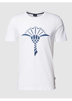 T-shirt z nadrukiem z logo model ‘Alerio’ ze sklepu Peek&Cloppenburg  w kategorii T-shirty męskie - zdjęcie 169484547