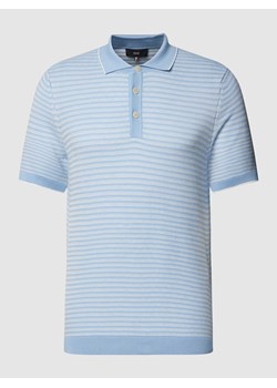 Koszulka polo o kroju slim fit ze wzorem w paski model ‘Flavius’ ze sklepu Peek&Cloppenburg  w kategorii T-shirty męskie - zdjęcie 169484637
