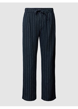 Spodnie lniane w paski ze sklepu Peek&Cloppenburg  w kategorii Spodnie męskie - zdjęcie 169484685