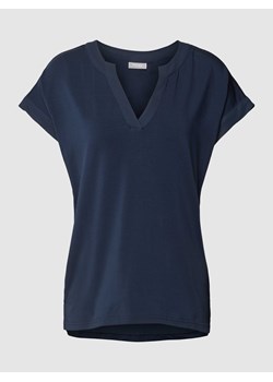 T-shirt z dekoltem w serek model ‘Liv’ ze sklepu Peek&Cloppenburg  w kategorii Bluzki damskie - zdjęcie 169484809