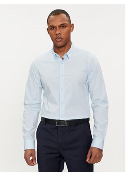 Calvin Klein Koszula K10K110856 Niebieski Slim Fit ze sklepu MODIVO w kategorii Koszule męskie - zdjęcie 169491668