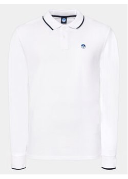 North Sails Polo Basic 692454 Biały Regular Fit ze sklepu MODIVO w kategorii T-shirty męskie - zdjęcie 169491786