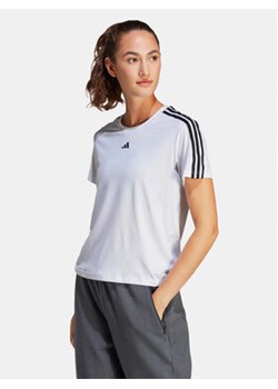 adidas Koszulka techniczna Train Essentials IC5040 Biały Regular Fit ze sklepu MODIVO w kategorii Bluzki damskie - zdjęcie 169491877