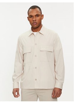 Calvin Klein Koszula K10K111364 Beżowy Boxy Fit ze sklepu MODIVO w kategorii Koszule męskie - zdjęcie 169491997