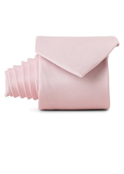Andrew James Jedwabny krawat męski Mężczyźni różowy jednolity ze sklepu vangraaf w kategorii Krawaty - zdjęcie 169492455