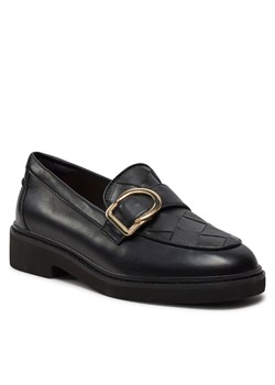 Loafersy Clarks Splend Penny 26176778 Black Leather ze sklepu eobuwie.pl w kategorii Półbuty damskie - zdjęcie 169492609