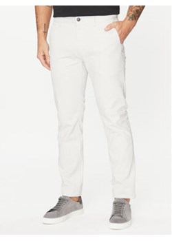 Boss Chinosy 50501595 Biały Slim Fit ze sklepu MODIVO w kategorii Spodnie męskie - zdjęcie 169493698