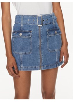 Tommy Jeans Spódnica jeansowa DW0DW17668 Niebieski Regular Fit ze sklepu MODIVO w kategorii Spódnice - zdjęcie 169493899