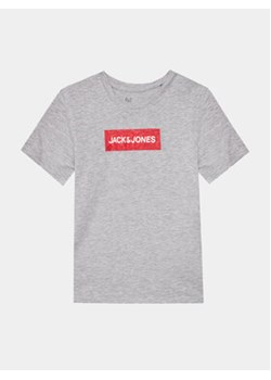 Jack&Jones Junior T-Shirt 12230890 Szary Standard Fit ze sklepu MODIVO w kategorii T-shirty chłopięce - zdjęcie 169493976
