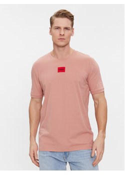 Hugo T-Shirt Diragolino212 50447978 Różowy Regular Fit ze sklepu MODIVO w kategorii T-shirty męskie - zdjęcie 169493988