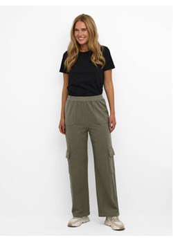 Kaffe Spodnie materiałowe Naya 10508358 Zielony Regular Fit ze sklepu MODIVO w kategorii Spodnie damskie - zdjęcie 169494099
