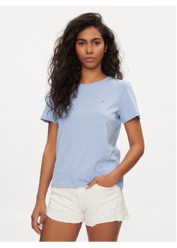 Tommy Jeans T-Shirt DW0DW14616 Niebieski Regular Fit ze sklepu MODIVO w kategorii Bluzki damskie - zdjęcie 169494107