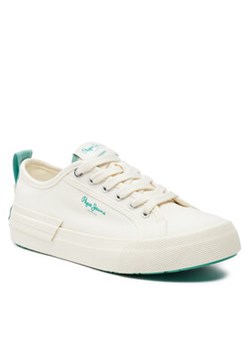 Pepe Jeans Sneakersy Allen Band W PLS31557 Biały ze sklepu MODIVO w kategorii Trampki damskie - zdjęcie 169494148