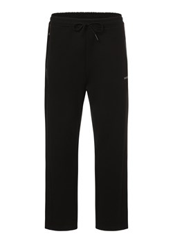 BOSS Green Męskie spodnie dresowe - Hadim Mężczyźni Bawełna czarny jednolity ze sklepu vangraaf w kategorii Spodnie męskie - zdjęcie 169495235