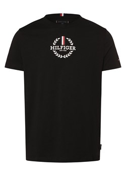 Tommy Hilfiger Koszulka męska Mężczyźni Bawełna czarny nadruk ze sklepu vangraaf w kategorii T-shirty męskie - zdjęcie 169495237