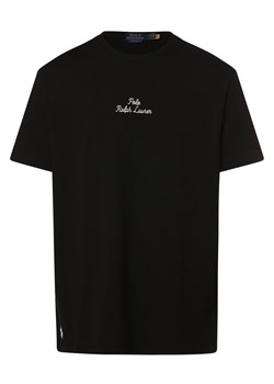 Polo Ralph Lauren Koszulka męska Mężczyźni Bawełna czarny jednolity ze sklepu vangraaf w kategorii T-shirty męskie - zdjęcie 169495257