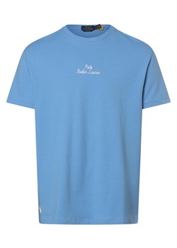 Polo Ralph Lauren Koszulka męska Mężczyźni Bawełna jasnoniebieski jednolity ze sklepu vangraaf w kategorii T-shirty męskie - zdjęcie 169495259