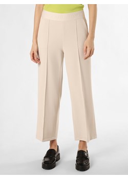 Cambio Spodnie - Cameron Kobiety Sztuczne włókno piaskowy jednolity ze sklepu vangraaf w kategorii Spodnie damskie - zdjęcie 169495269