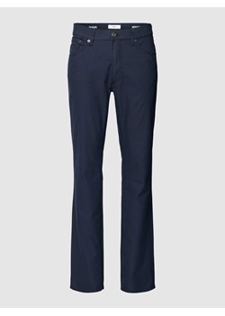 Spodnie materiałowe o kroju regular fit z fakturowanym wzorem model ‘Chuck’ ze sklepu Peek&Cloppenburg  w kategorii Spodnie męskie - zdjęcie 169500009