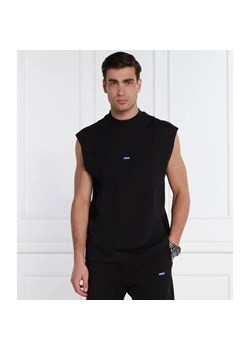 Hugo Blue Tank top Navertz | Regular Fit ze sklepu Gomez Fashion Store w kategorii T-shirty męskie - zdjęcie 169500158