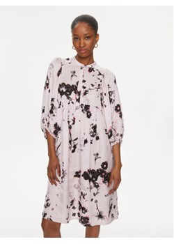 Bruuns Bazaar Sukienka koszulowa Sarina BBW3886 Różowy Relaxed Fit ze sklepu MODIVO w kategorii Sukienki - zdjęcie 169501008