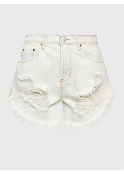 Glamorous Szorty jeansowe KA6744B Biały Regular Fit ze sklepu MODIVO w kategorii Szorty - zdjęcie 169501175