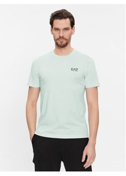 EA7 Emporio Armani T-Shirt 8NPT51 PJM9Z 1133 Zielony Regular Fit ze sklepu MODIVO w kategorii T-shirty męskie - zdjęcie 169501358