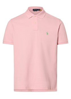 Polo Ralph Lauren Męska koszulka polo Mężczyźni Bawełna różowy jednolity ze sklepu vangraaf w kategorii T-shirty męskie - zdjęcie 169503817