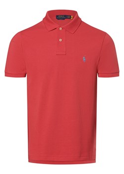 Polo Ralph Lauren Męska koszulka polo Mężczyźni Bawełna malinowy jednolity ze sklepu vangraaf w kategorii T-shirty męskie - zdjęcie 169503825