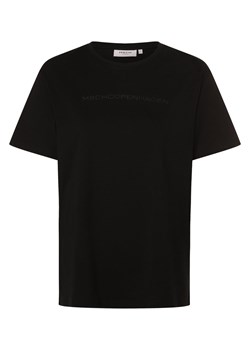 Msch Copenhagen T-shirt damski Kobiety Bawełna czarny nadruk ze sklepu vangraaf w kategorii Bluzki damskie - zdjęcie 169503828