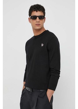 PS Paul Smith sweter bawełniany kolor czarny lekki ze sklepu ANSWEAR.com w kategorii Swetry męskie - zdjęcie 169504487