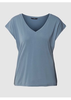T-shirt z dekoltem w serek model ‘FILLI’ ze sklepu Peek&Cloppenburg  w kategorii Bluzki damskie - zdjęcie 169505519
