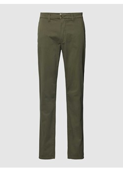 Spodnie o kroju slim fit z wpuszczanymi kieszeniami w stylu francuskim ze sklepu Peek&Cloppenburg  w kategorii Spodnie męskie - zdjęcie 169505629