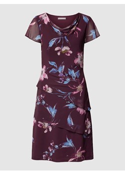 Sukienka koktajlowa o długości do kolan z kwiatowym wzorem ze sklepu Peek&Cloppenburg  w kategorii Sukienki - zdjęcie 169505687