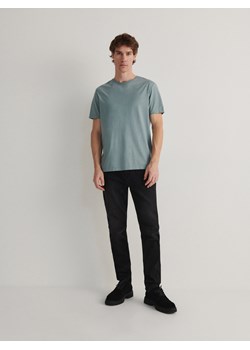 Reserved - Gładki t-shirt z lyocellem - jasnoturkusowy ze sklepu Reserved w kategorii T-shirty męskie - zdjęcie 169507338