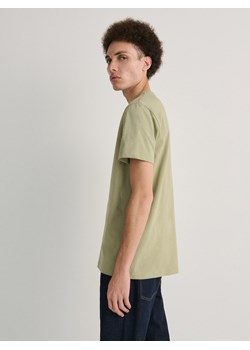 Reserved - T-shirt regular fit - jasnozielony ze sklepu Reserved w kategorii T-shirty męskie - zdjęcie 169507417