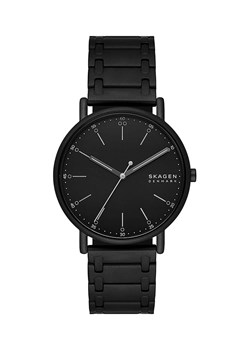 Skagen zegarek męski kolor czarny ze sklepu ANSWEAR.com w kategorii Zegarki - zdjęcie 169509215