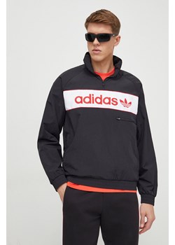 adidas Originals kurtka męska kolor czarny przejściowa oversize IS1398 ze sklepu ANSWEAR.com w kategorii Kurtki męskie - zdjęcie 169509419