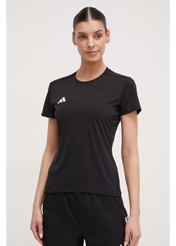 adidas Performance t-shirt do biegania Adizero kolor czarny ze sklepu ANSWEAR.com w kategorii Bluzki damskie - zdjęcie 169509715