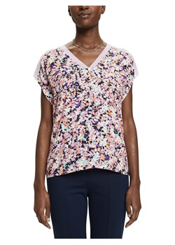 ESPRIT Koszulka w kolorze jasnoróżowym ze wzorem ze sklepu Limango Polska w kategorii Bluzki damskie - zdjęcie 169513775