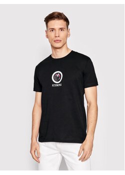 Iceberg T-Shirt 22II1P0F02263019000 Czarny Regular Fit ze sklepu MODIVO w kategorii T-shirty męskie - zdjęcie 169517537