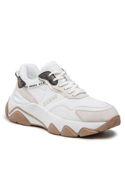 Guess Sneakersy Micola FL7MIC FAL12 Biały ze sklepu MODIVO w kategorii Buty sportowe damskie - zdjęcie 169517579