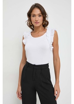 Liu Jo t-shirt damski kolor biały ze sklepu ANSWEAR.com w kategorii Bluzki damskie - zdjęcie 169518889