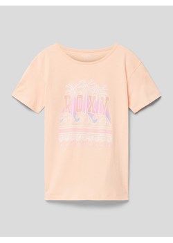T-shirt z nadrukiem z logo i motywem model ‘PURPLE HEARTS’ ze sklepu Peek&Cloppenburg  w kategorii Bluzki dziewczęce - zdjęcie 169520439