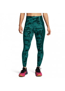 Damskie legginsy treningowe Under Armour Project Rock LG Ankl Pt Lg - zielone ze sklepu Sportstylestory.com w kategorii Spodnie damskie - zdjęcie 169521945