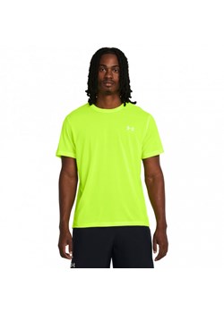 Męska koszulka do biegania Under Armour UA Steaker Tee - zielona ze sklepu Sportstylestory.com w kategorii T-shirty męskie - zdjęcie 169522325