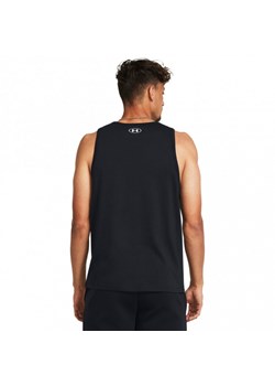 Męski top z nadrukiem Under Armour UA Sportstyle  Logo Tank - czarny ze sklepu Sportstylestory.com w kategorii T-shirty męskie - zdjęcie 169522667