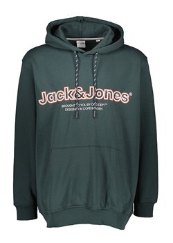 JACK &amp; JONES PLUS Bluza w kolorze ciemnozielonym ze sklepu Limango Polska w kategorii Bluzy męskie - zdjęcie 169525797