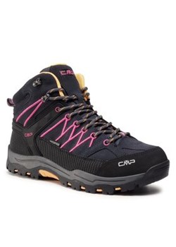 CMP Trekkingi Kids Rigel Mid Trekking Shoes Wp 3Q12944J Czarny ze sklepu MODIVO w kategorii Buty trekkingowe dziecięce - zdjęcie 169527359