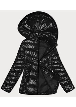 Pikowana kurtka z odpinanym kapturem S'West czarna (B9753-1) ze sklepu goodlookin.pl w kategorii Kurtki damskie - zdjęcie 169529815